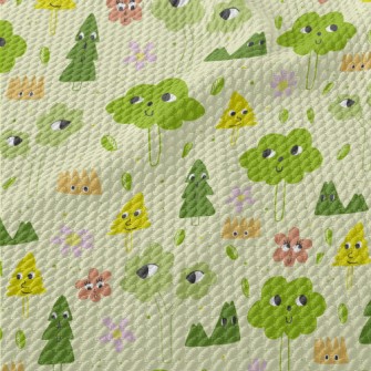 Strange And Lovely Trees And F Birdseye Piqué