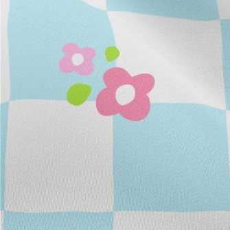 Small And Vivid Flower Lattice Chiffon