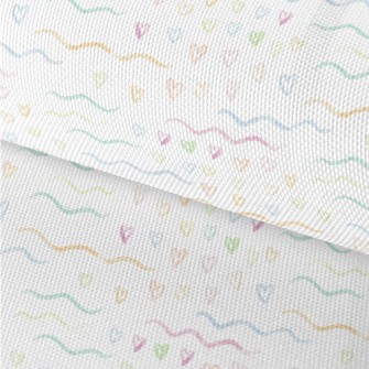 Watercolor Style Love Heart An Waterproof Oxford
