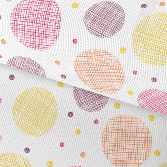 Hand Drawn Style Dots Waterproof Oxford