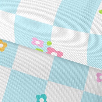 Small And Vivid Flower Lattice Waterproof Oxford