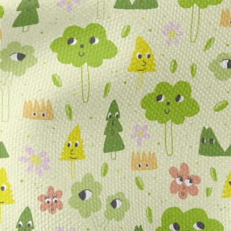 Strange And Lovely Trees And F Waterproof Canvas