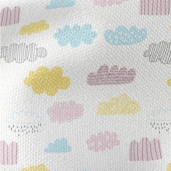 Bright Colored Clouds Waterproof Canvas