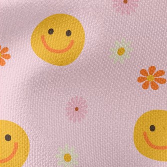 Innocent Smiles And Flowers Waterproof Canvas