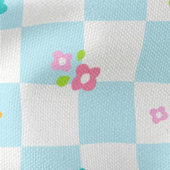 Small And Vivid Flower Lattice Waterproof Canvas