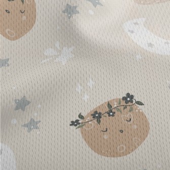 Sleeping Lovely Planet And Sta Athletic Mesh Flat Back