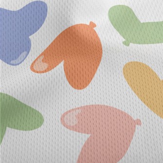 Love Like A Balloon Athletic Mesh Flat Back