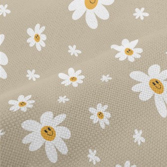 Simple Smiling Daisy Performance Linen