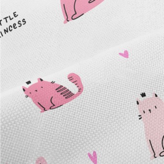 Pink Cute Cat Performance Linen