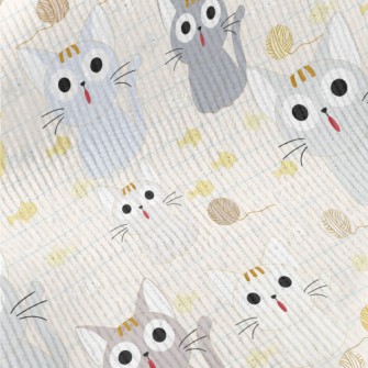 Cute Cat Standard Corduroy