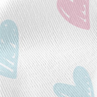 Hand Drawn Bright Love Heart Standard Corduroy