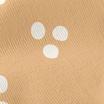 Small White Dots Standard Corduroy