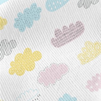 Bright Colored Clouds Standard Corduroy