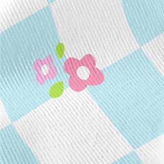 Small And Vivid Flower Lattice Standard Corduroy