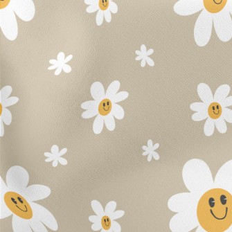 Simple Smiling Daisy Stretch Ponte