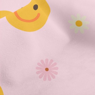 Innocent Smiles And Flowers Micro Fleece