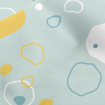 Irregular Round Shape Micro Fleece