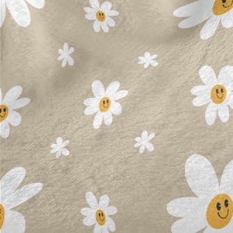 Simple Smiling Daisy Minky