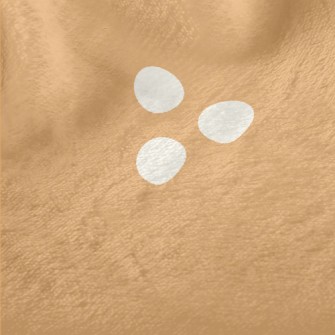 Small White Dots Minky