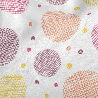 Hand Drawn Style Dots Minky