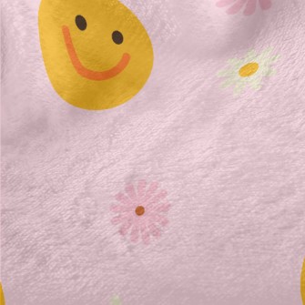 Innocent Smiles And Flowers Minky