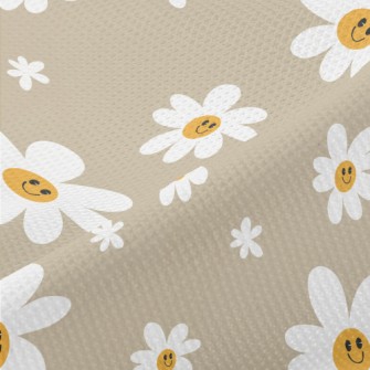 Simple Smiling Daisy Piqué