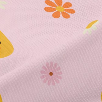 Innocent Smiles And Flowers Piqué