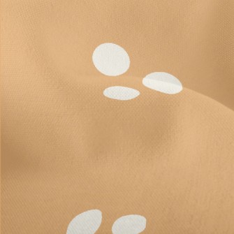 Small White Dots Lightweight Performance Linen