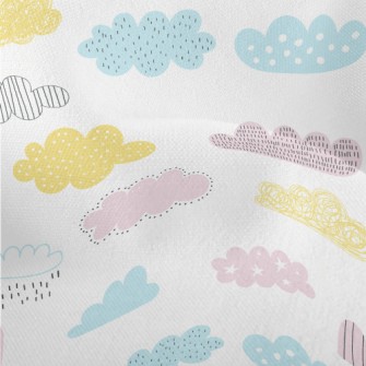 Bright Colored Clouds Lightweight Performance Linen