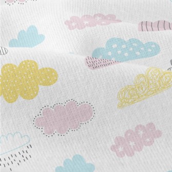Bright Colored Clouds Modern Jersey