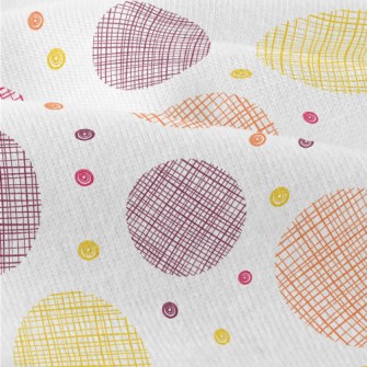 Hand Drawn Style Dots Modern Jersey