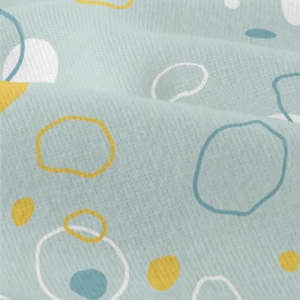 Irregular Round Shape Modern Jersey