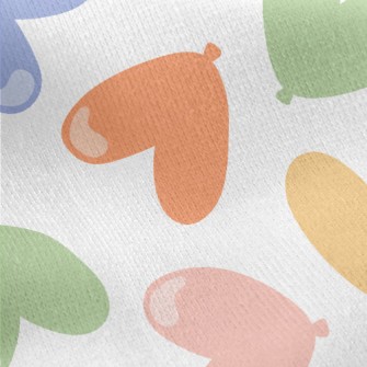 Love Like A Balloon Jersey Backed Fleece