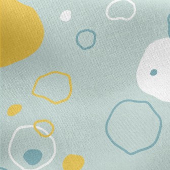 Irregular Round Shape Jersey Backed Fleece