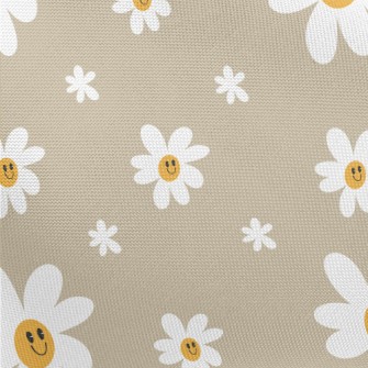 Simple Smiling Daisy Pongee