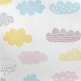 Bright Colored Clouds Pongee