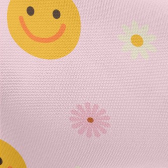 Innocent Smiles And Flowers Pongee