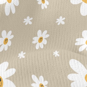 Simple Smiling Daisy Stretch Jersey