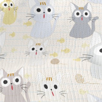 Cute Cat Stretch Jersey