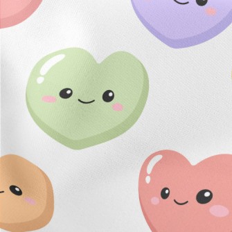 Three-dimensional Cute Smiling Lightweight Cotton Poplin
