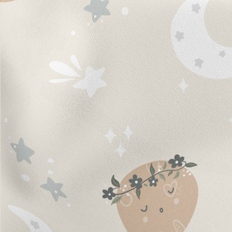 Sleeping Lovely Planet And Sta Lightweight Cotton Poplin