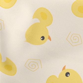 Cute Little Duck Lightweight Cotton Poplin