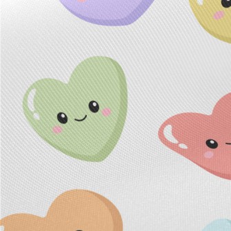 Three-dimensional Cute Smiling Midweight Cotton Poplin
