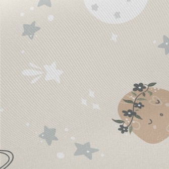 Sleeping Lovely Planet And Sta Midweight Cotton Poplin