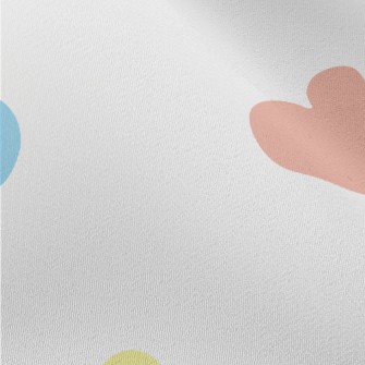 Brightly Colored Love Heart Chiffon