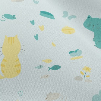 Cute Ordinary Kitten Chiffon