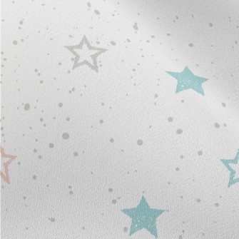 Colorful Spotted Stars Chiffon