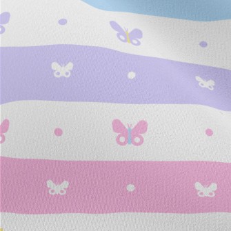 Brightly Colored Butterflies Chiffon