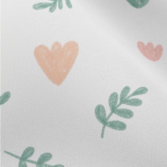 Hand Drawn Colored Tulips Chiffon
