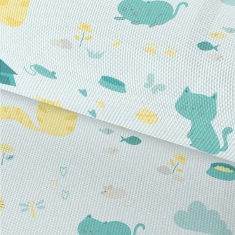 Cute Ordinary Kitten Waterproof Oxford